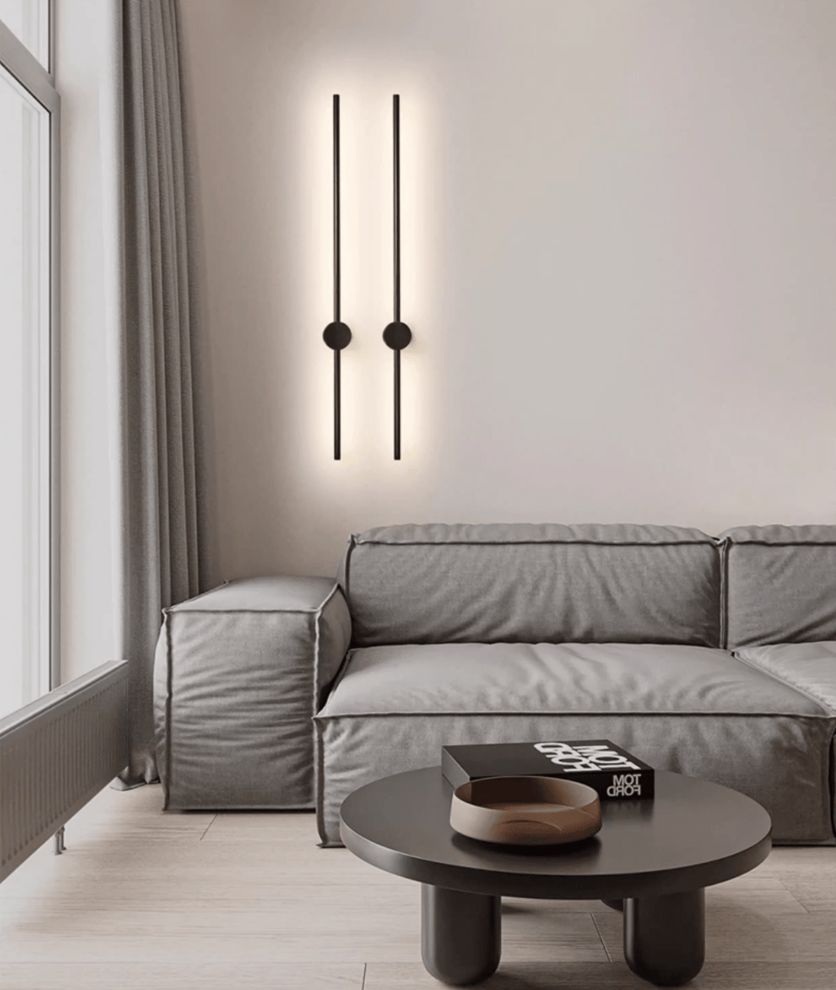 Nestx Wandleuchte aus Messing im Minimalismus-Stil