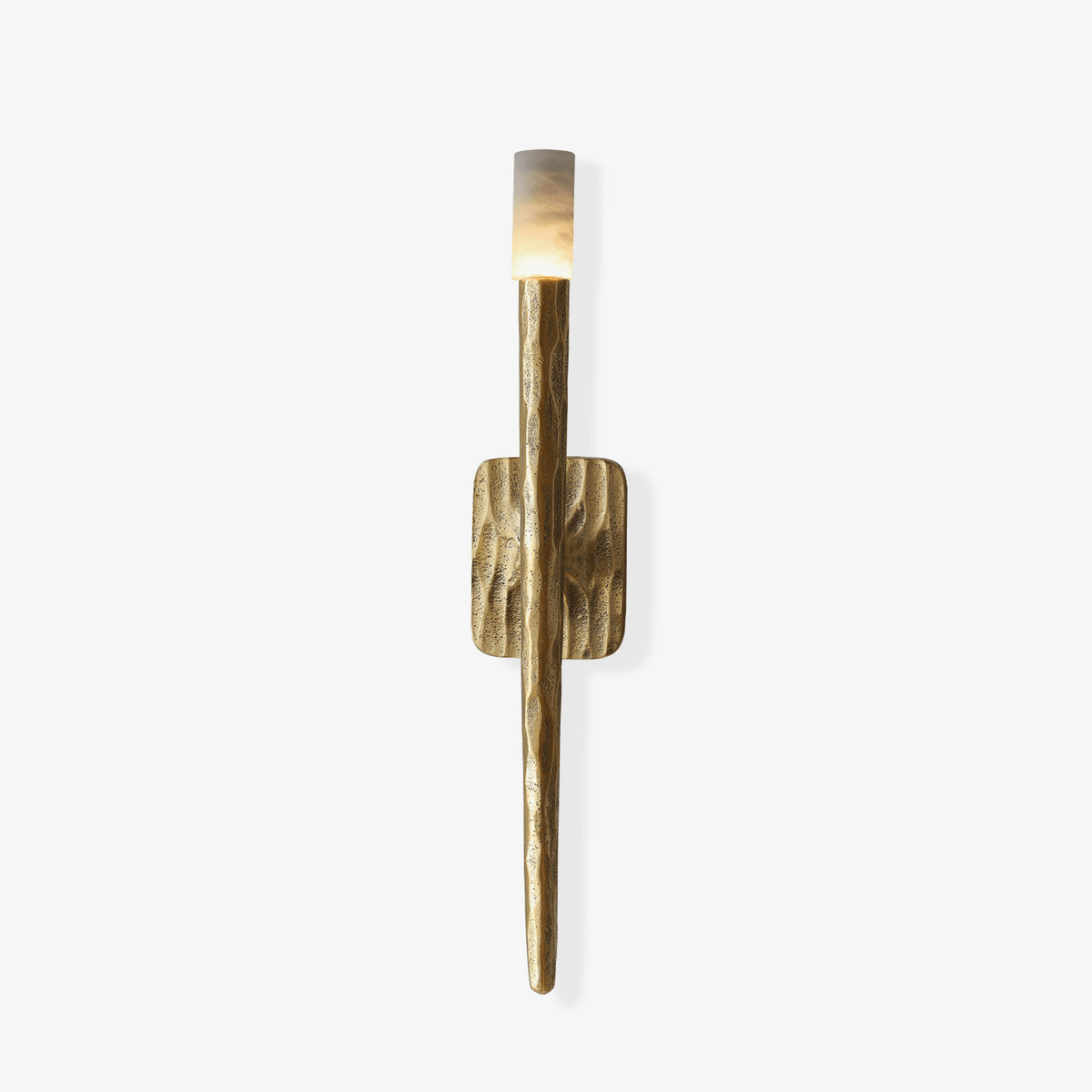 Julius Alabaster Zylindrische Minimalistische Wandleuchte