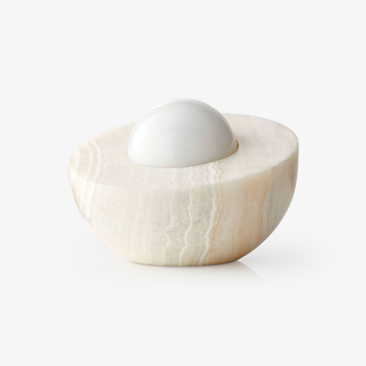 Fryle Jade Minimalistische Tischlampe mit Halo