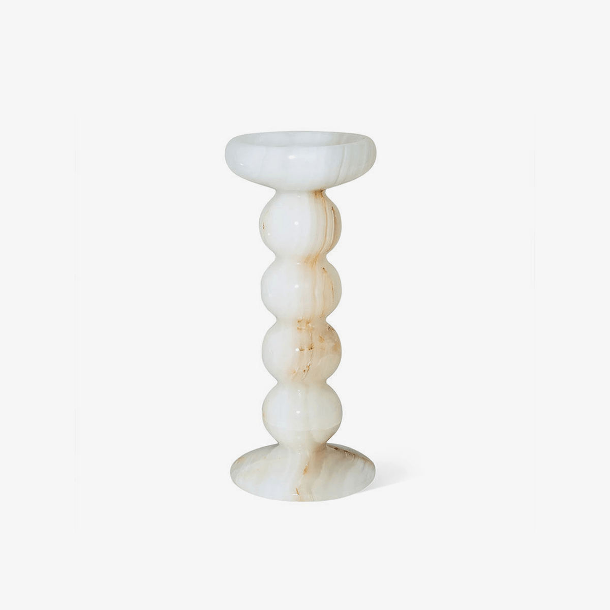 Totem Jade Kerzenständer in Grün