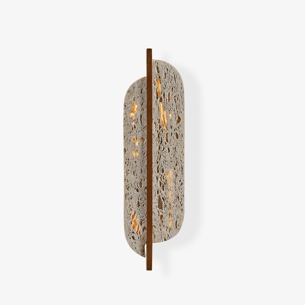 Serinaine Travertine-Wandleuchte