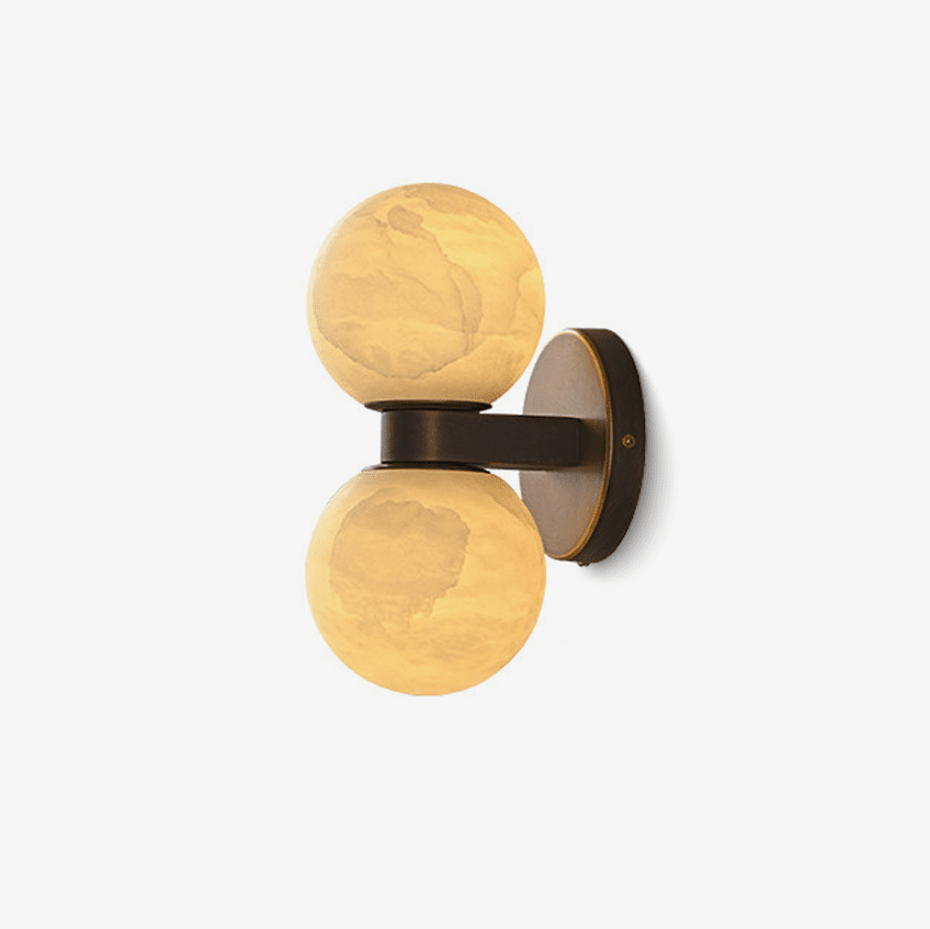 Lumenor Alabaster Celestia Orb Wandleuchte