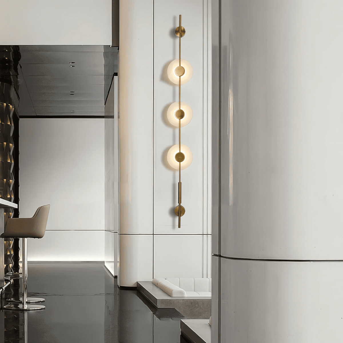 Neron Alabaster vertikale Wandleuchte