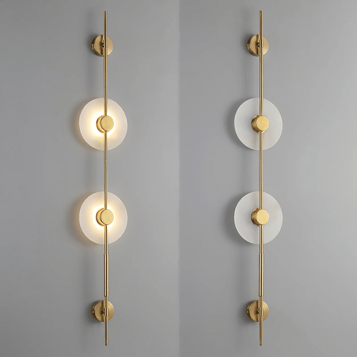 Neron Alabaster vertikale Wandleuchte