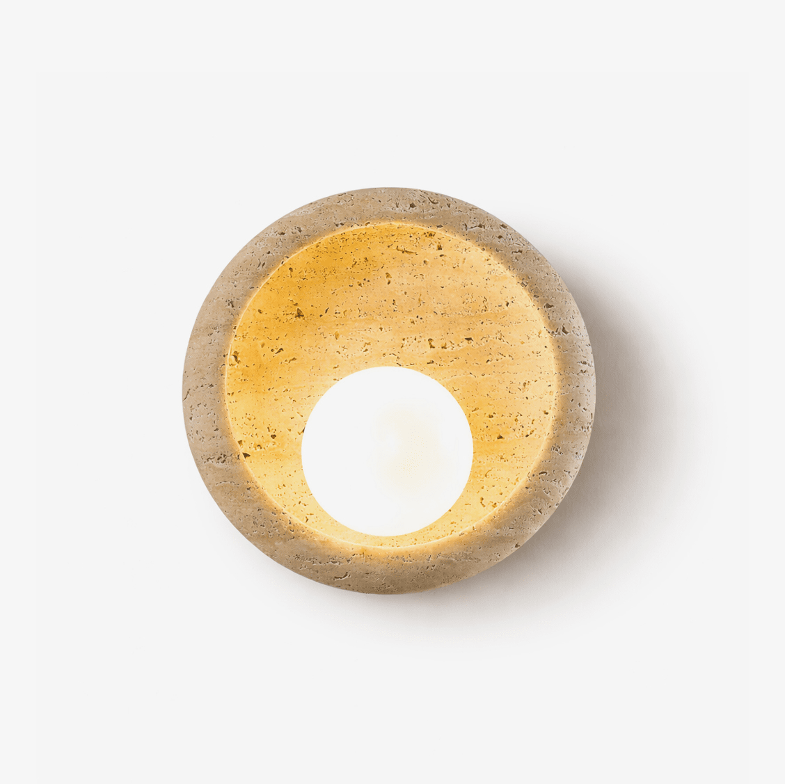 Valiselle Travertine Wandleuchte