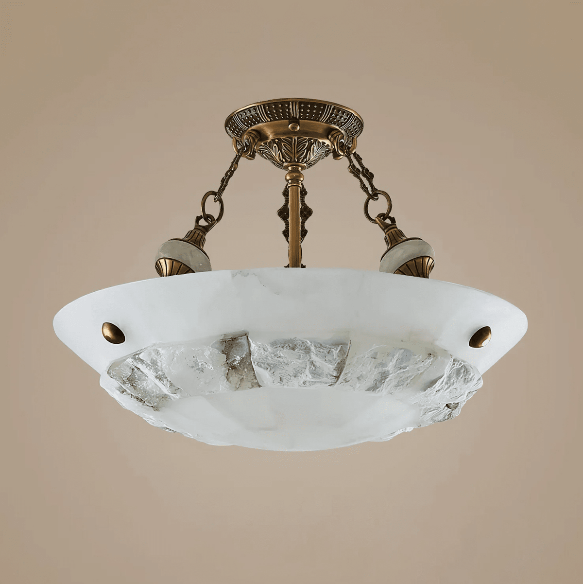 Dorevaux Alabaster Deckenleuchte