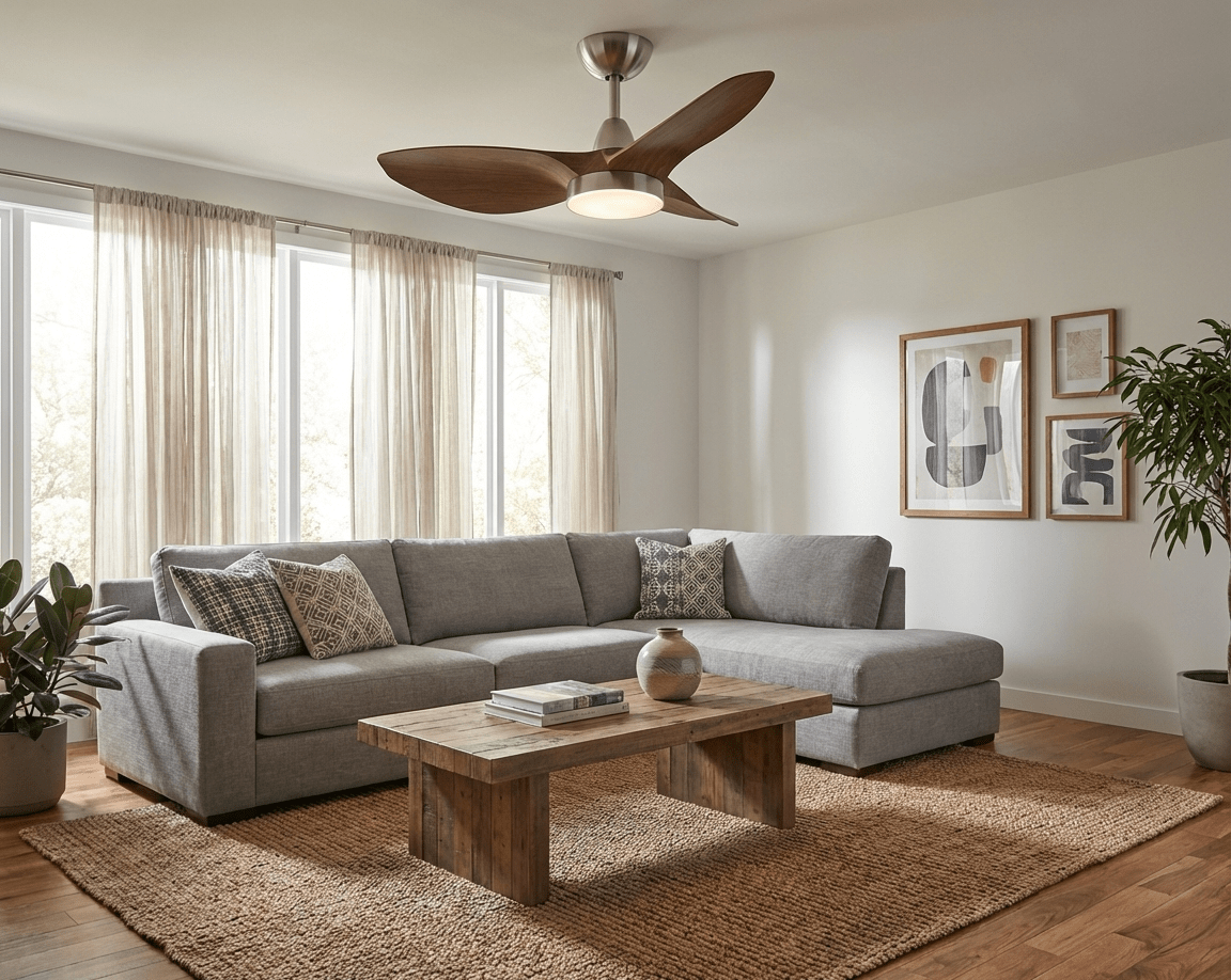 Calderon Scandi Deckenventilator mit Beleuchtung