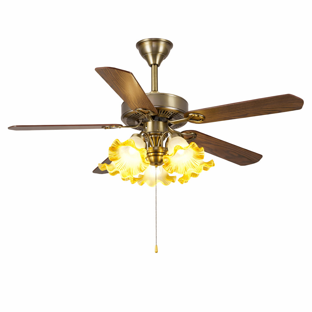 Beaumont Vintage Deckenventilator mit Beleuchtung