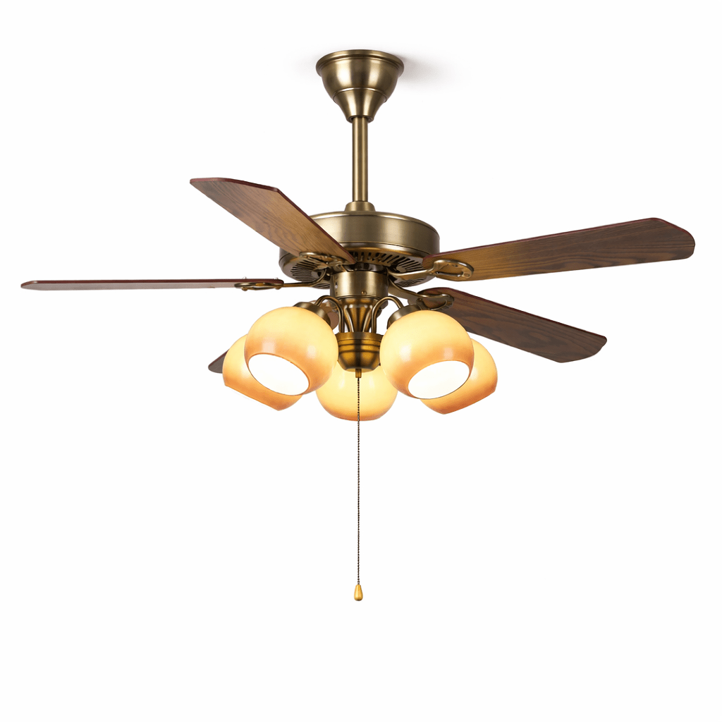 Beaumont Vintage Deckenventilator mit Beleuchtung