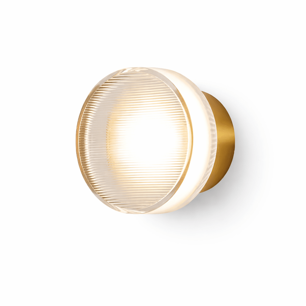 Noct Rippen-Glas-Wandleuchte