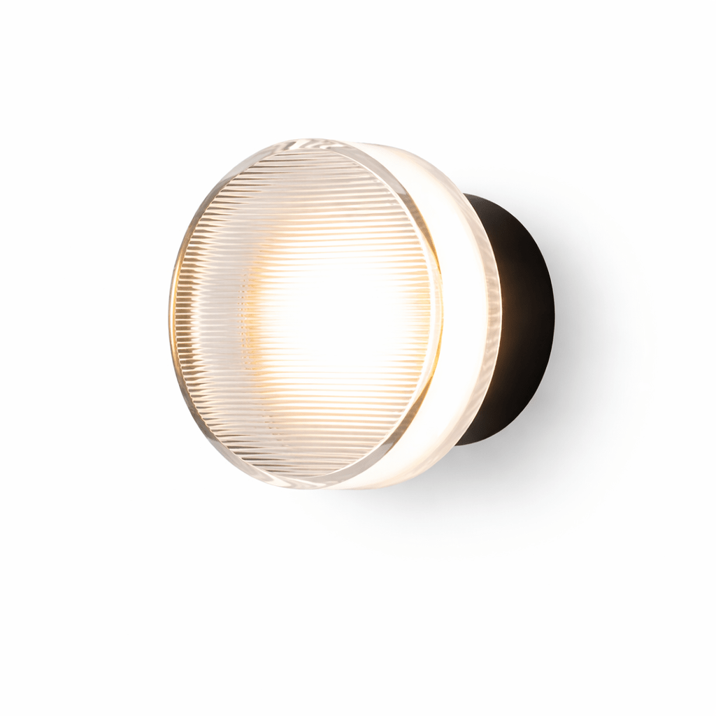 Noct Rippen-Glas-Wandleuchte