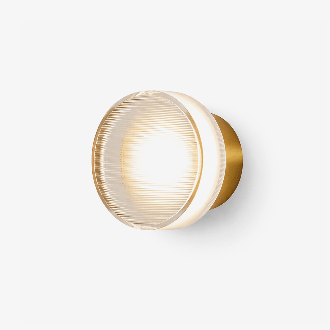 Noct Rippen-Glas-Wandleuchte