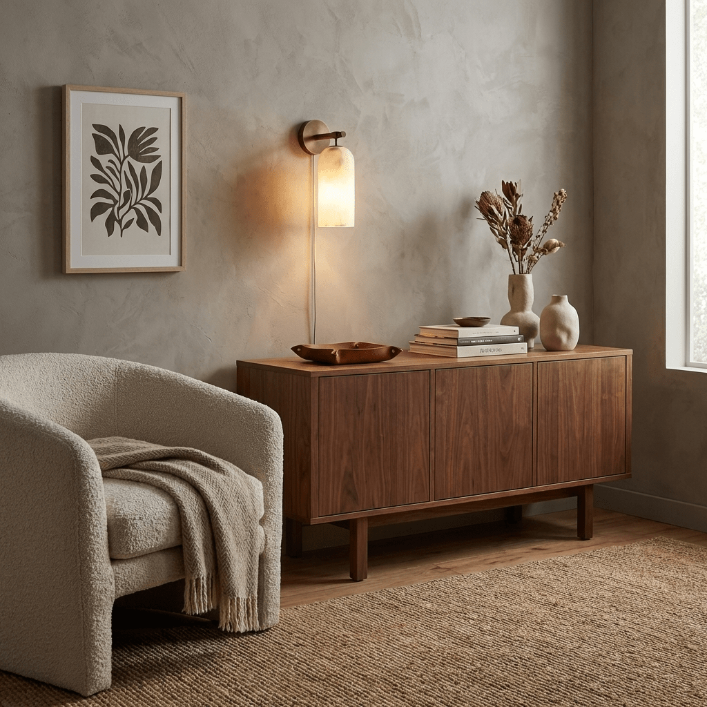 Pillar Alabaster Wandleuchte mit Stecker