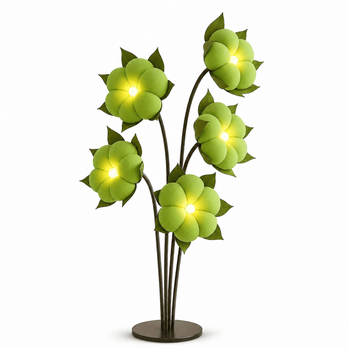 Sylvianne grüne Blüte Stehleuchte