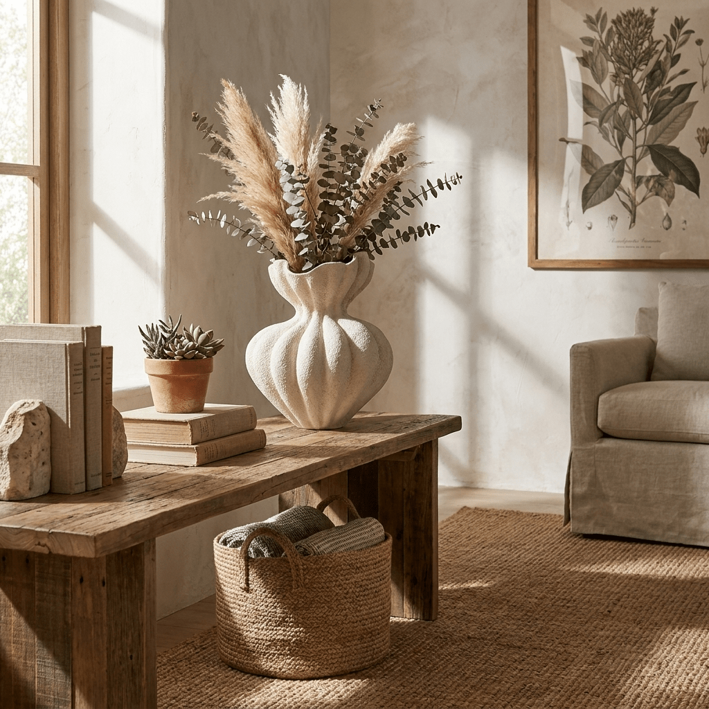 Fluted Bloom Keramik Vase