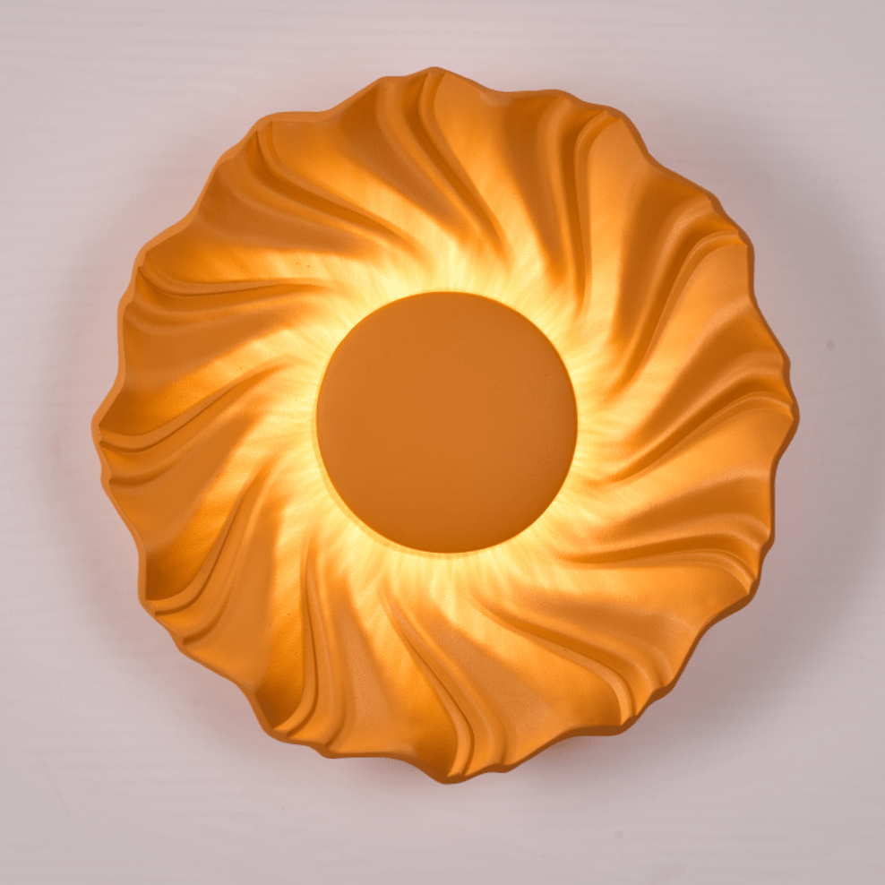 Caluenne Solar-Spiral-Wandleuchte