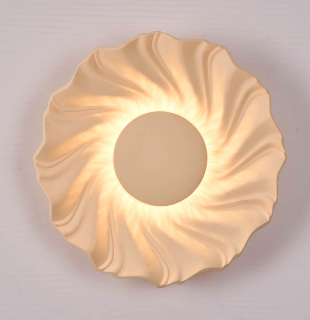 Caluenne Solar-Spiral-Wandleuchte