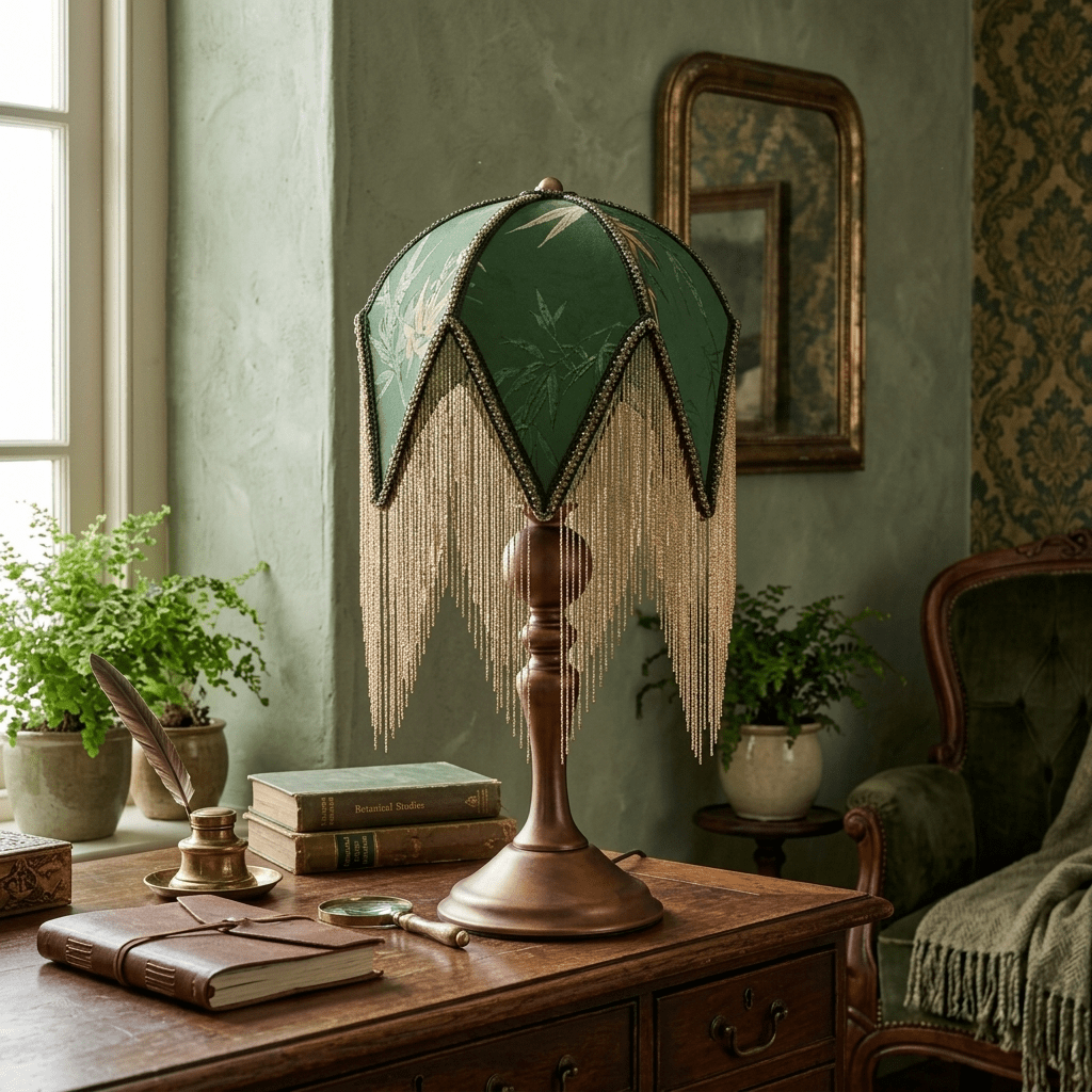 Aveniiella Tischlampe mit Fringe-Effekt