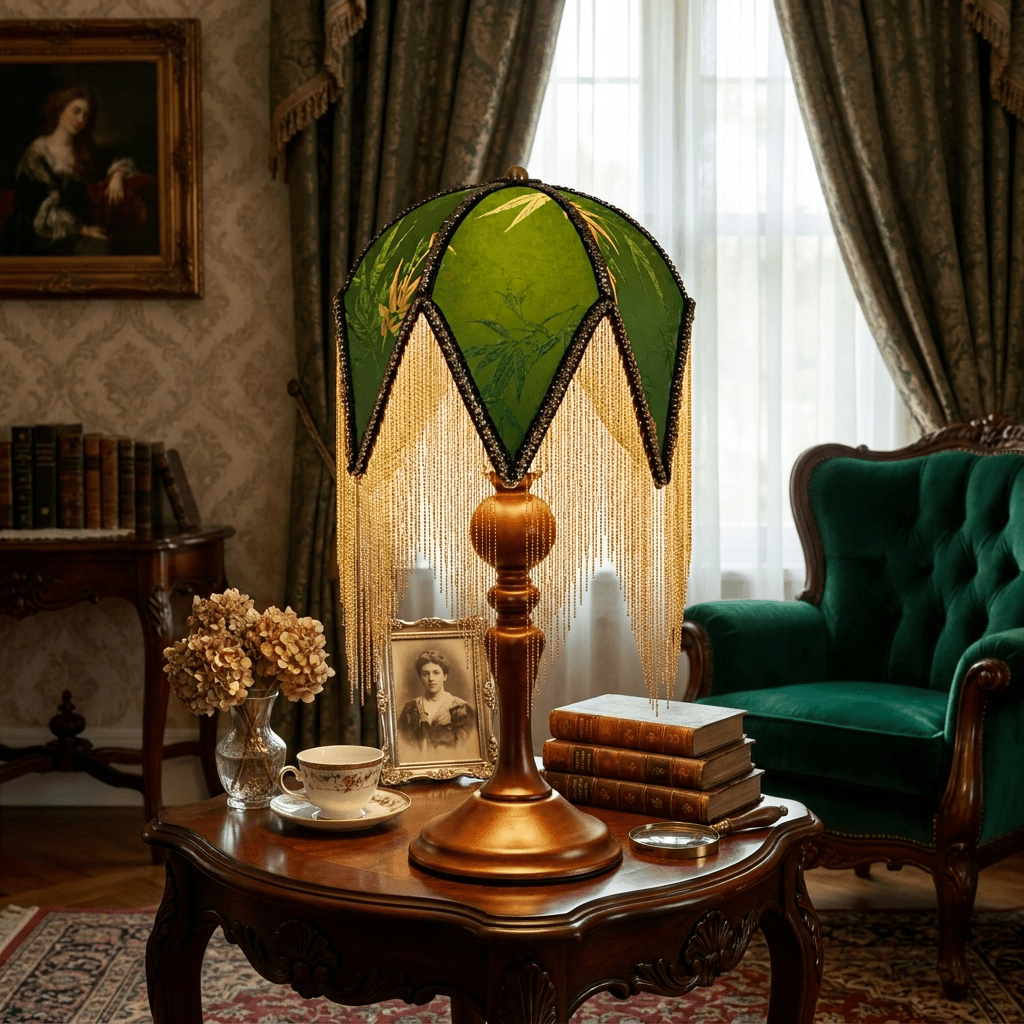 Aveniiella Tischlampe mit Fringe-Effekt