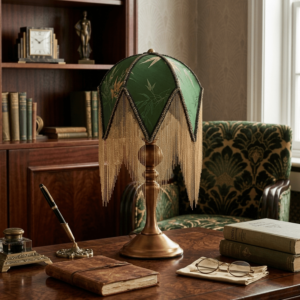 Aveniiella Tischlampe mit Fringe-Effekt