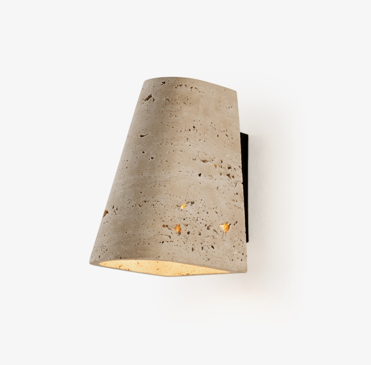 Tavren Travertine Wandleuchte