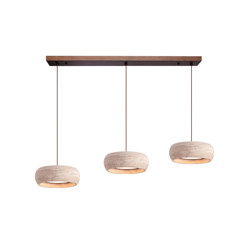 Donut Travertine Pendelleuchte