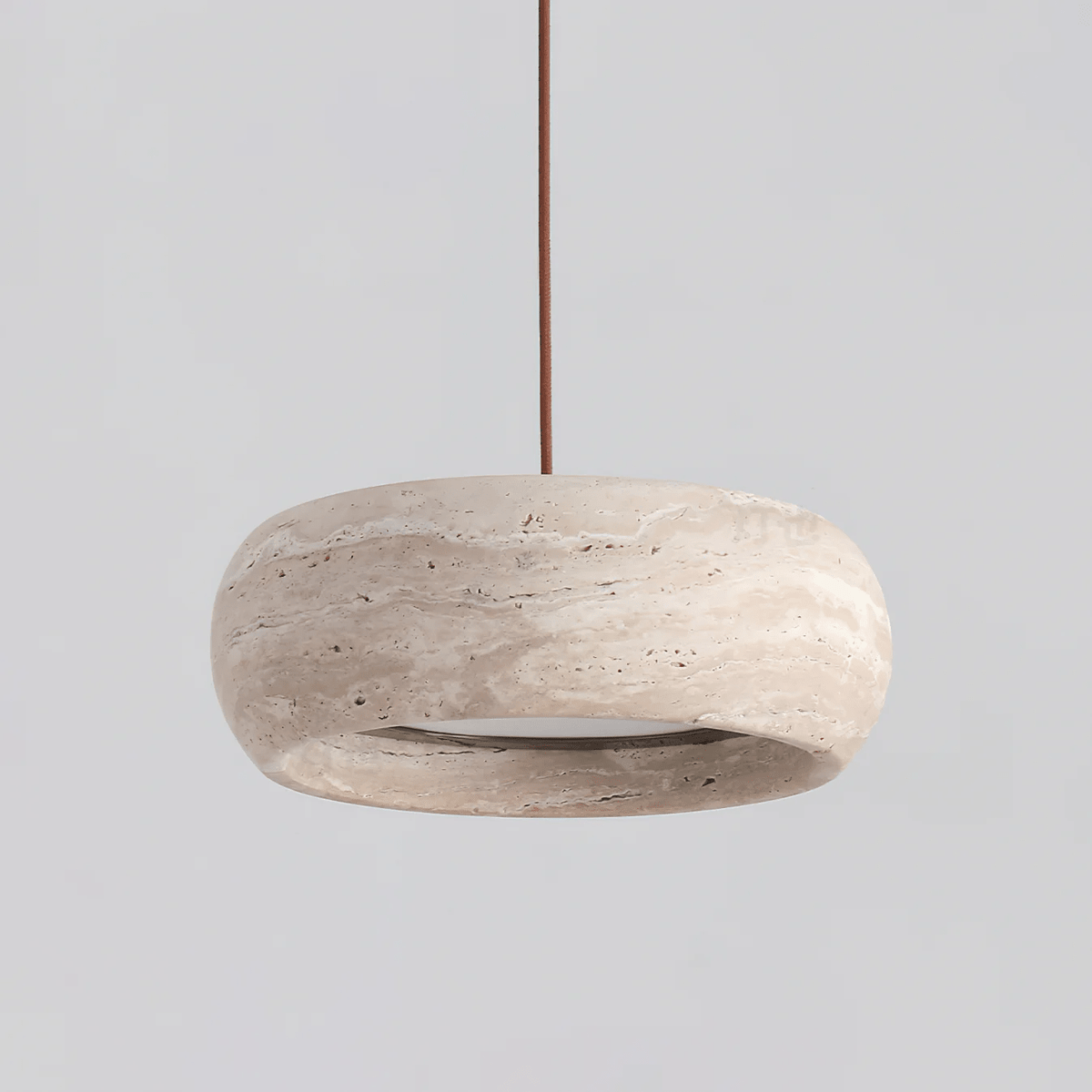 Donut Travertine Pendelleuchte