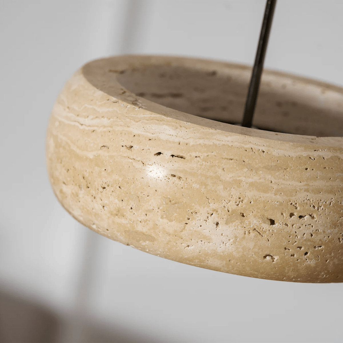 Donut Travertine Pendelleuchte
