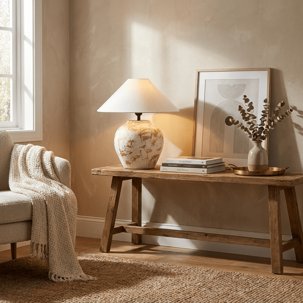 Orlienne Keramik-Tischlampe &