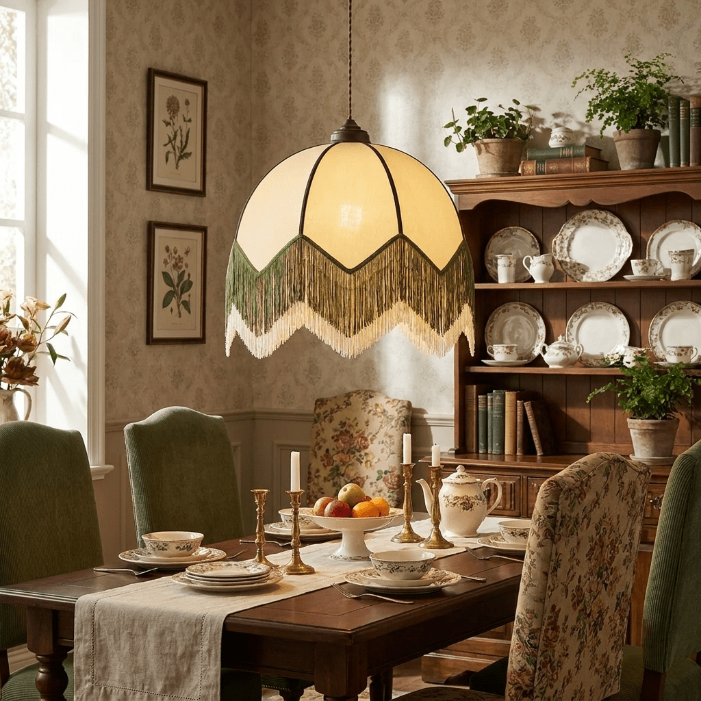 Liorenne Fringe Dome Pendelleuchte