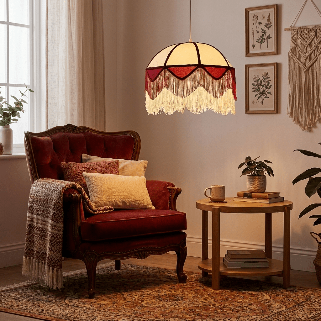 Velloria Fringe Dome Pendelleuchte