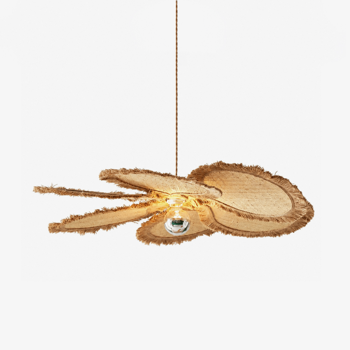 Sfrangia Raffia Pendelleuchte