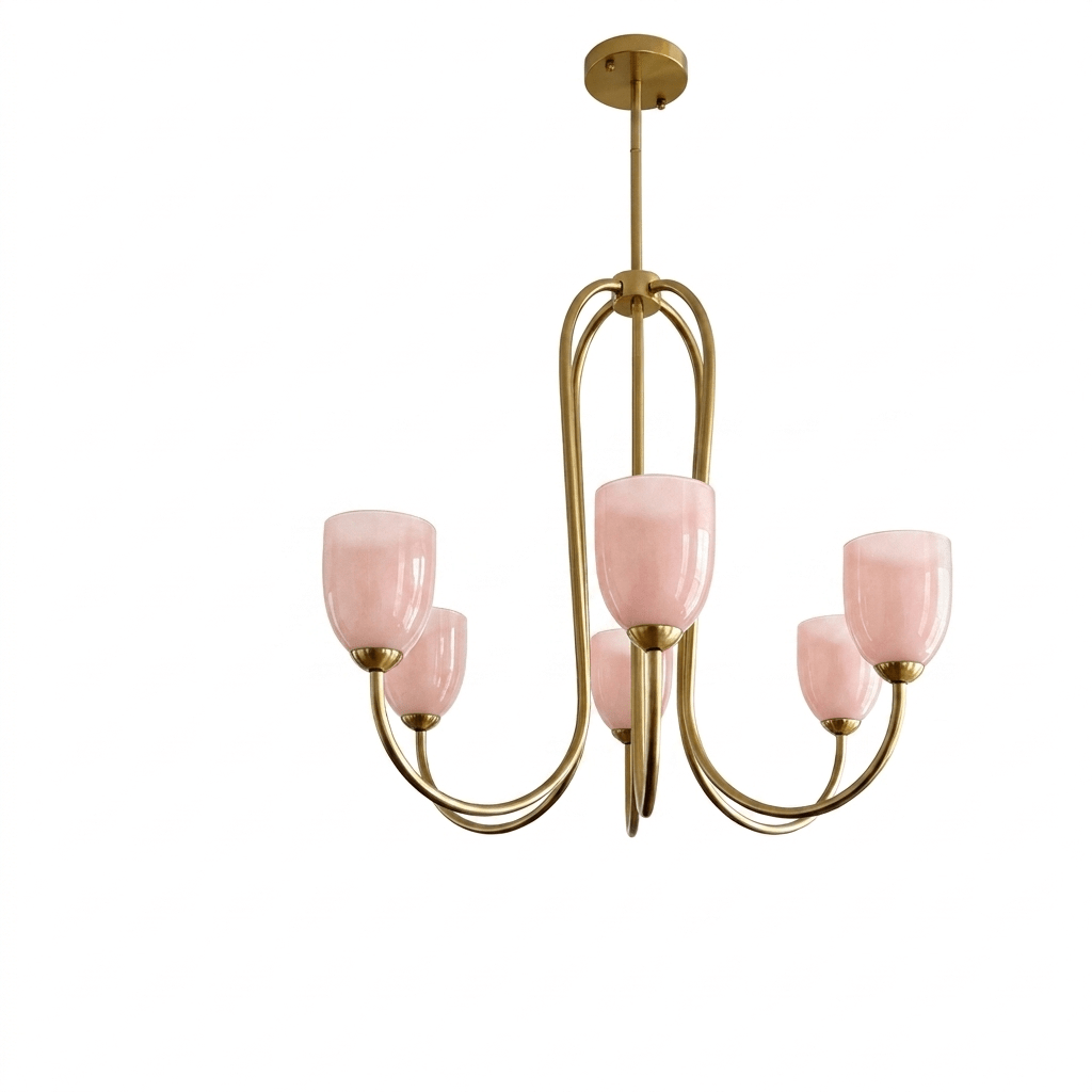 Roseliane Gold Kronleuchter