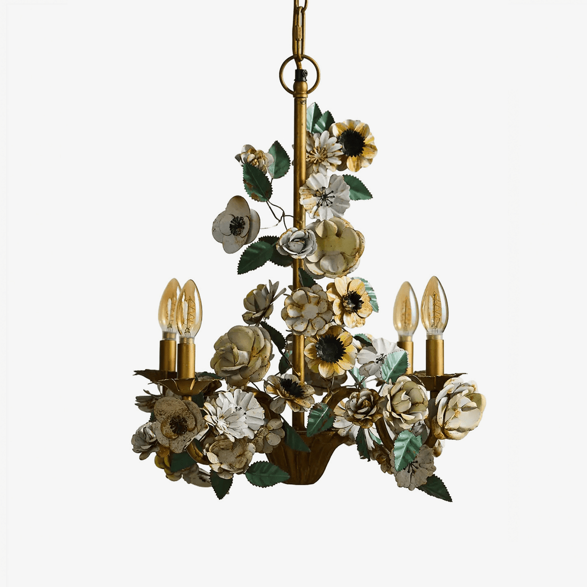Vintage Floral Kronleuchter