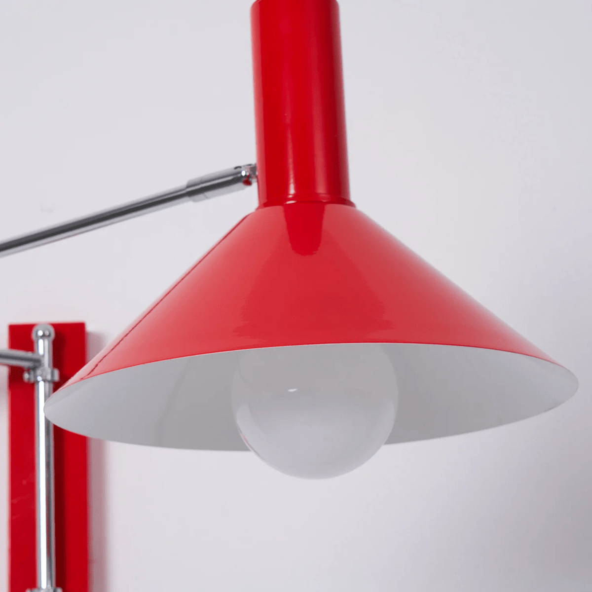 Cone Swing-Arm Wandleuchte Emailleisen zeitgenössisch Schlafzimmer Flur | Cielum