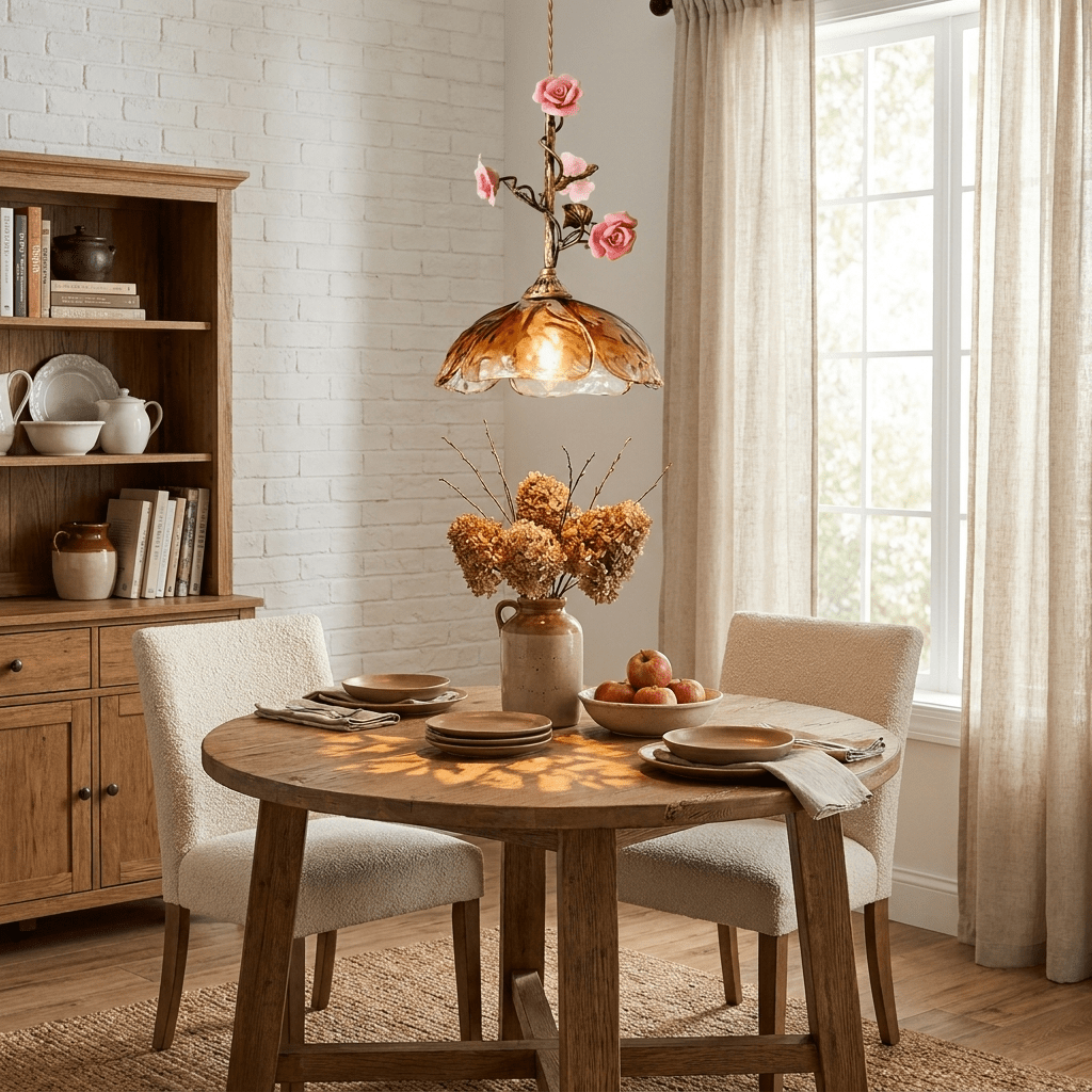 Trellis Pendelleuchte Rose