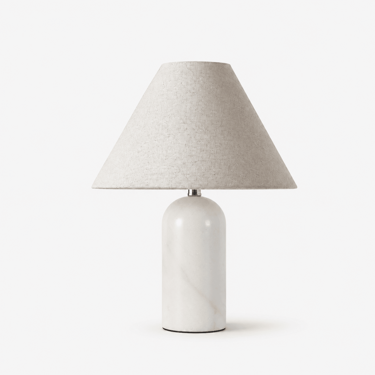 Odette Tischleuchte aus Marmor mit ovaler Säule
