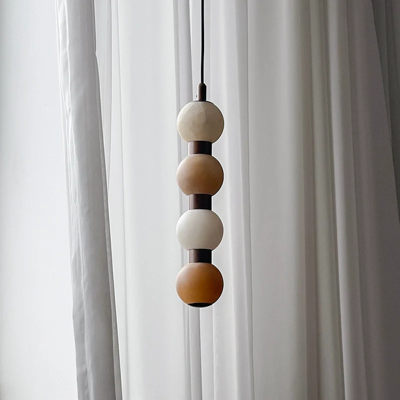 Loxford Alabaster-Pendelleuchte