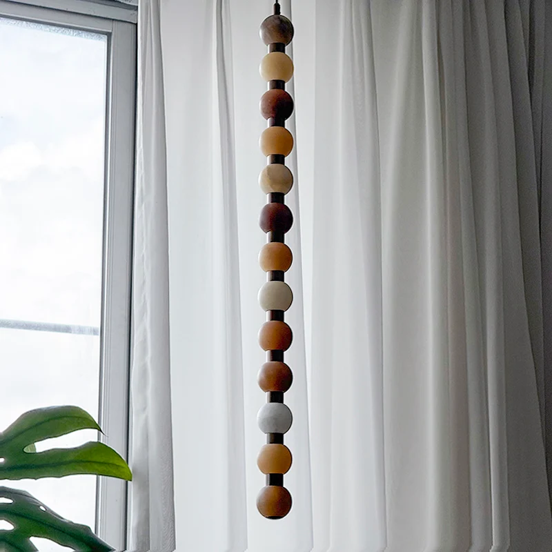 Loxford Alabaster-Pendelleuchte
