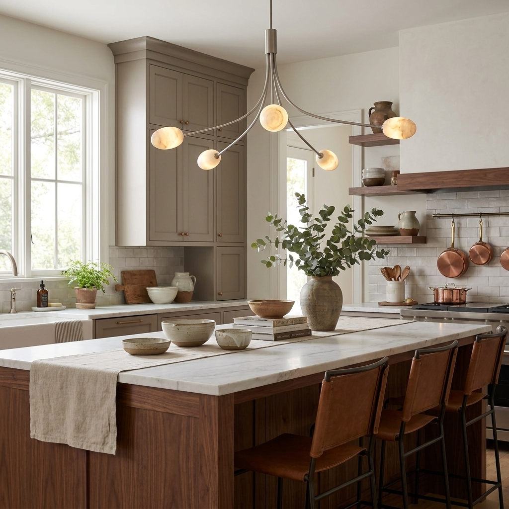 Castercombe Alabaster-Kronleuchter