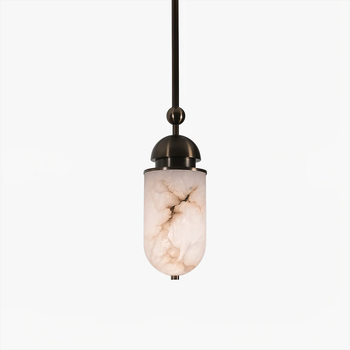 Whitcombe Pendelleuchte aus Alabasterholz