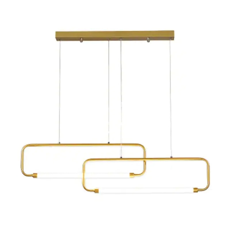 Arisha Design LED Pendelleuchte Schwarz/Gold Wohnzimmer/Esszimmer