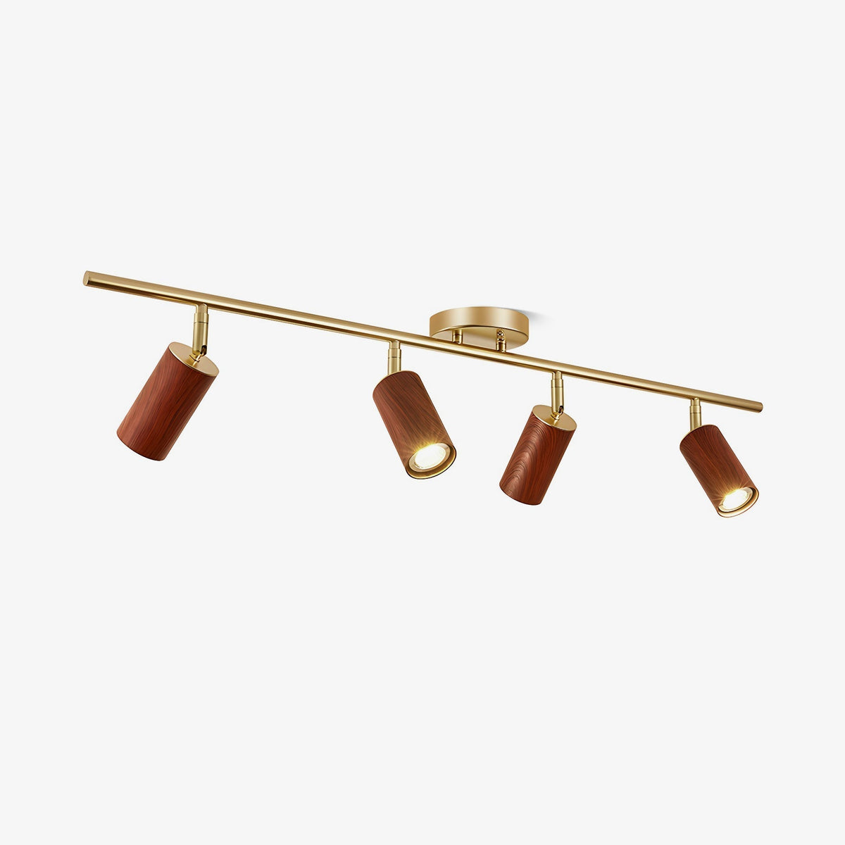 Usolila zeitgenössische minimalistische Deckenleuchte aus Holz