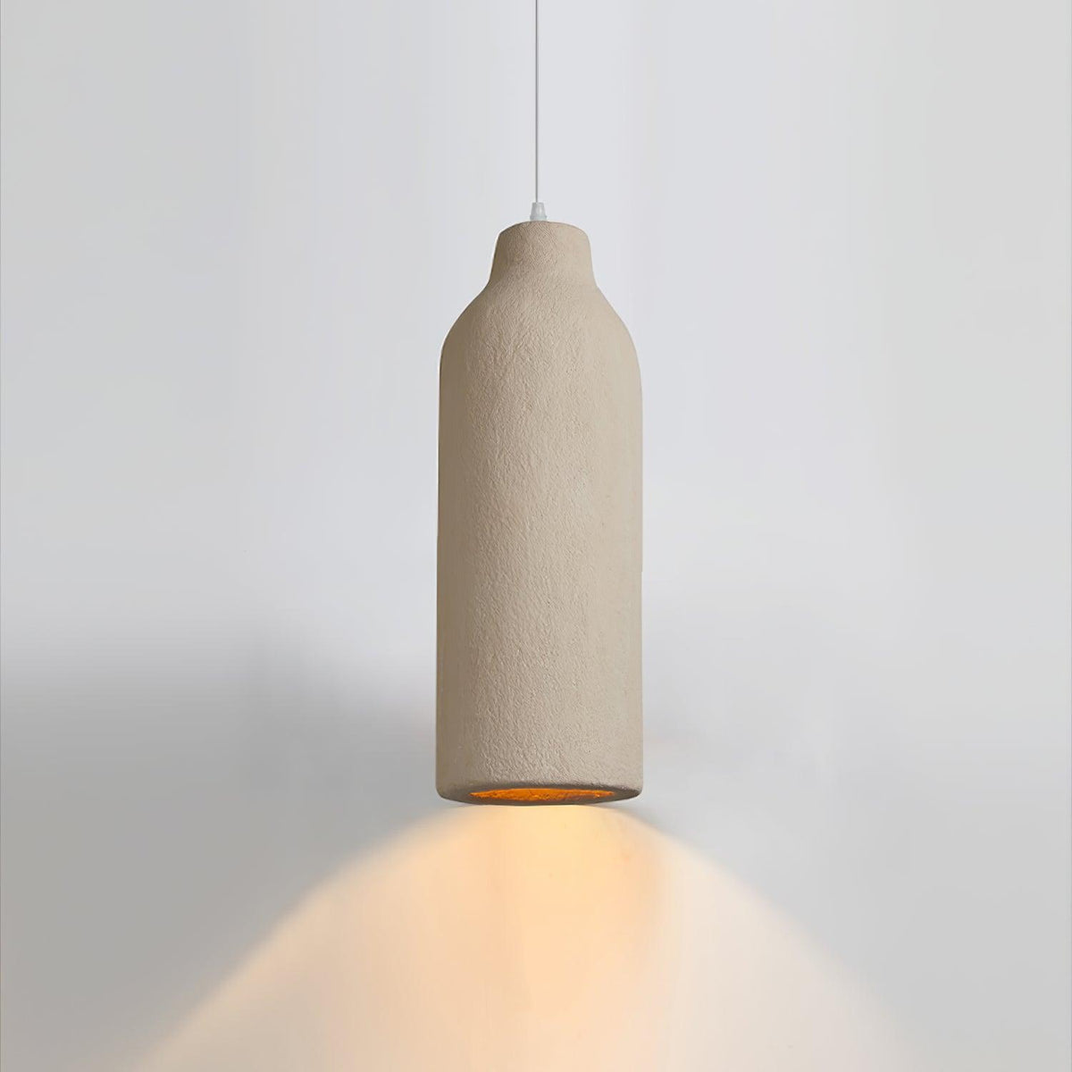 Avely Minimalistische Pendelleuchte in Beige