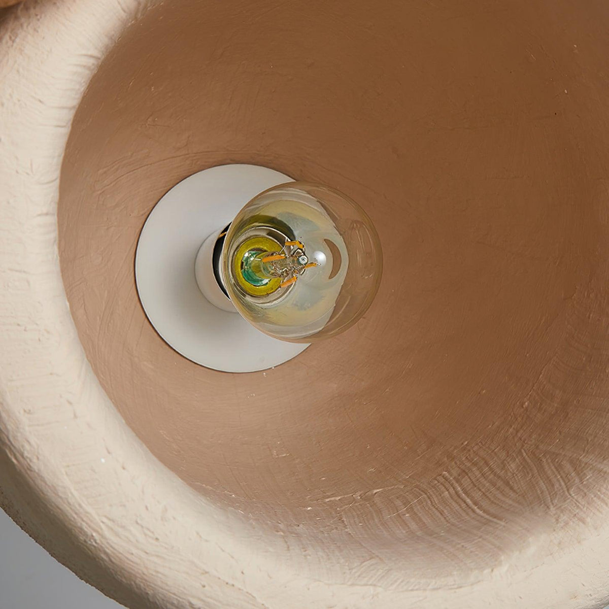 Avely Minimalistische Pendelleuchte in Beige