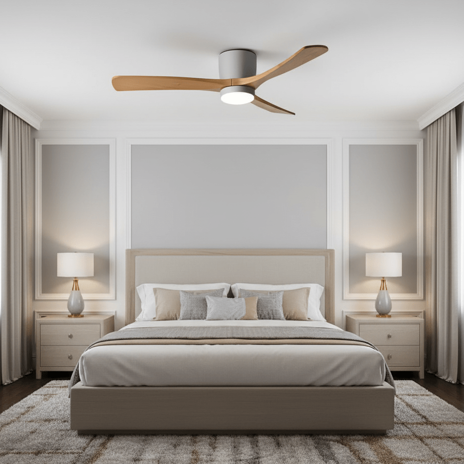 Elaerine Deckenventilator mit Beleuchtung