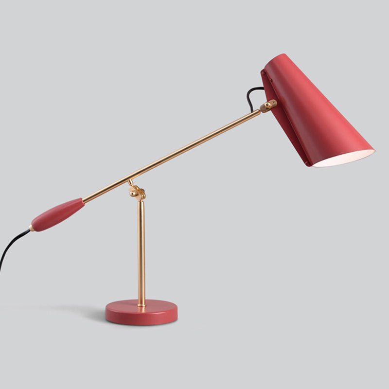 Orbix Steel Mid-Century-Tischlampe