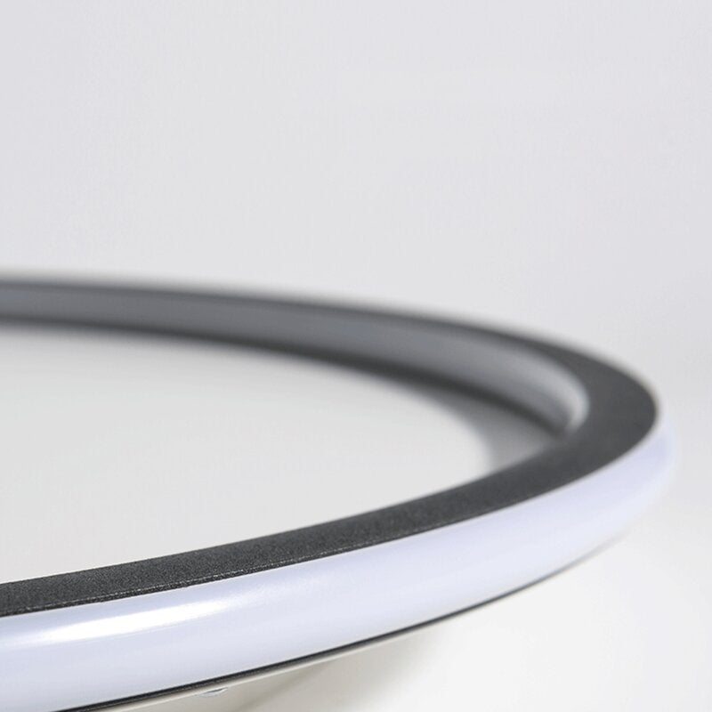 Arisha Modern Ring LED Deckenleuchte Schwarz/Weiß Wohn/Schlafzimmer