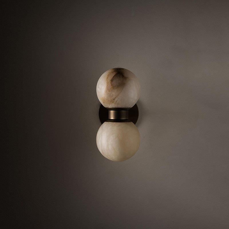 Lumenor Alabaster Celestia Orb Wandleuchte