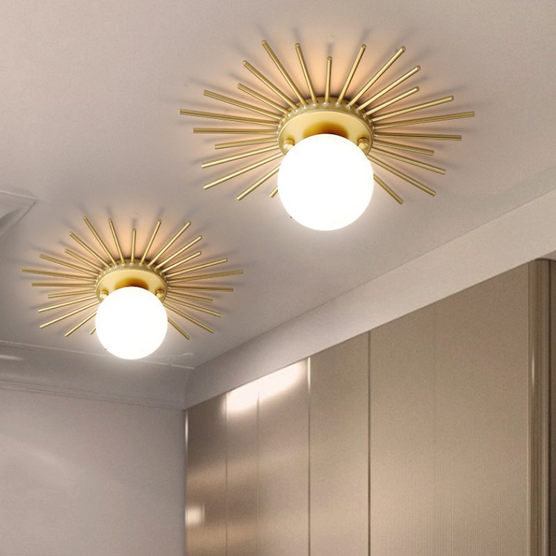 Elow Deckenleuchte Messing Sternform Glam moderne